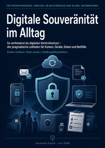 Cover des Leitfadens Digitale Souver&auml;nit&auml;t im Alltag