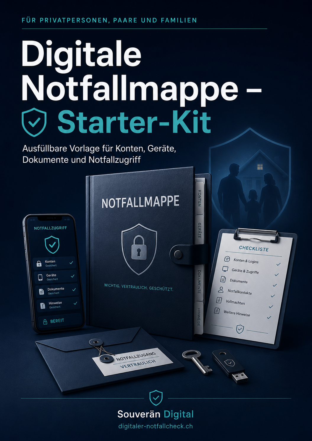 Cover Digitale Notfallmappe Starter-Kit